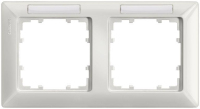 Siemens 5TG25521 veiligheidsplaatje voor stopcontacten Titanium, Wit