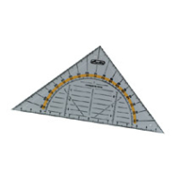 Herlitz 08700304 triángulo Plástico Transparente 1 pieza(s)
