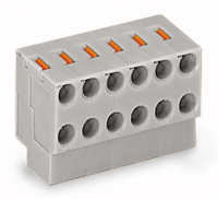 Wago 252-154 terminal block 4P Grey