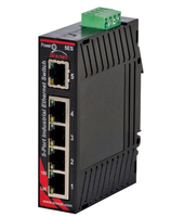 Red Lion SL-5ES-1 commutateur réseau Non-géré Fast Ethernet (10/100) Noir, Rouge