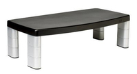 3M MS90B monitor mount / stand Black, Silver Desk