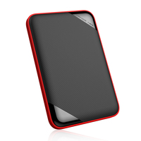 Silicon Power Armor A62 external hard drive 1 TB Black, Red