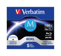 Verbatim 43834 Lees/schrijf blu-ray disc BDXL 100 GB 5 stuk(s)