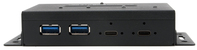 EXSYS EX-1240HMVS hub de interfaz USB 3.2 Gen 2 (3.1 Gen 2) Type-C 10000 Mbit/s Negro
