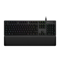 Logitech G G513 CARBON LIGHTSYNC RGB Mechanical Gaming Keyboard, GX Brown klawiatura USB AZERTY Francuski Węgiel