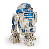 4D Build - Star Wars R2-D2 - detailreicher 3D-Modellbausatz aus hochwertigem Karton, 201 Teile, für Star Wars Fans ab 12 Jahren