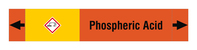 Brady ISO20560PM-180X1700-PHOSPHORIC ACID selbstklebendes Etikett Rechteck Permanent Mehrfarbig