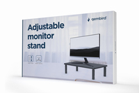 Gembird MS-TABLE-01 support d'écran plat pour bureau Noir