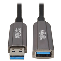 Tripp Lite U330F-10M-G1 USB Kabel USB 3.2 Gen 1 (3.1 Gen 1) USB A Schwarz, Grau