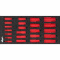 Vigor V4977-L Zubehör für Aufbewahrungsbox Schwarz, Rot Teiler-Set