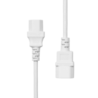 ProXtend C13 to C14 Power Extension Cable, White 5m