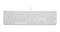 LMP 24209 Tastatur USB QWERTY Englisch Silber