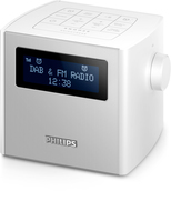 Philips AJB4300W/12 radio Reloj Digital Plata