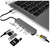 PREVO C605A notebook dock/port replicator Wired USB 3.2 Gen 1 (3.1 Gen 1) Type-C Silver