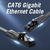 Vention Flat Cat.6 UTP Patch Cable 5m Black