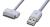 Ednet 31001 cable de teléfono móvil Blanco 0,5 m USB A Apple 30-pin