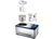 Unold 48818 macchina per gelato Gelatiera compressore 1,5 L 150 W Blu, Stainless steel