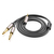 Ugreen 10613 kabel audio 1 m 2 x 6.35mm 3.5mm Czarny