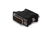 Savio CL-25 cable gender changer DVI 24+5 VGA 15 pin Black