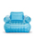 Intex 66503NP Aufblasbarer Sessel Einzelstuhl Blau, Transparent