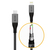 ALOGIC ULC8P1.5-SGR Handykabel Schwarz, Grau 1,5 m USB C Lightning