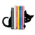 Trendform Hidden Cat Bücherständer Schwarz Metall