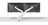 Neomounts DS70-250WH2 asztali TV konzol 88,9 cm (35") Fehér