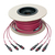 Tripp Lite N858-61M-3X8-MG kabel optyczny MTP OM4 Czarny, Purpurowy