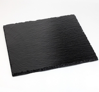 Naturschieferplatten, 4er Set 10 x 10 cm Materialstärke 6-9 mm möbelschonende