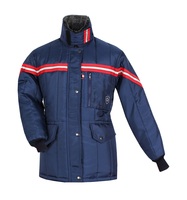 Jacke Classic, Damen, Kälteschutzjacke, mäßige Temperatur, bis 0°C - 10°C, Navy-Rot, Gr. 44/46
