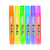 Klej brokatowy KEYROAD, 6x10g, fluorescencyjny, świecący w ciemności, blister, mix kolorów