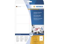 HERMA Etiketten A4 weiß 96x63,5 mm ablösbar Papier 200 St.
