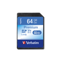 Verbatim SDXC Speicherkarte 64 GB UHS-I Premium Class 10
