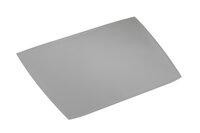 Durable ARTWORK Overlay Desk Mat | Non-Slip with Clear Anti-Glare Cover | Grey