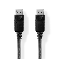 DisplayPort v1.1 Kabel - 4K 30Hz - 3 meter - Zwart