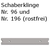 Martor Schaberklinge Nr. 196, rostfrei, (B/L 14 x 99,5 mm, Stärke: 0.40 mm), Pack 10 Stk.
