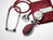 Blutdruckmeßgerät Konstante II und Stethoskop im Set für Erwachsene, burgund