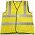 Hi-Vis Yellow Safety Waistcoat (Site and Road Use) - Class 2 - Medium