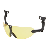 3M V9A 7100092588 integrierbare Schutzbrille PC, gelb für 3M Schutzhelme 2-3, 5