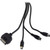 Cable de carga multifuncional 2GO 4 en 1, Mini, Micro, Iphone, Lightning