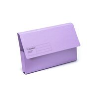 Guildhall Document Wallet Manilla Foolscap 285gsm Violet (Pack 50)