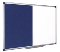 Bi-Office Maya Combo Aluminium Frame Board Blue 180x120cm