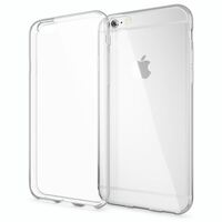 NALIA Custodia compatibile con iPhone 6 6S, Cover Protezione Silicone Trasparente Sottile Case, Gomma Morbido Cellulare Ultra-Slim Protettiva Bumper Guscio- Trasparente