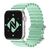 NALIA Ocean Cinturino Smart Watch compatible con Apple Watch Bracciale Ultra/SE Series 8/7/6/5/4/3/2/1, 42mm 44mm 45mm 49mm, per iWatch Orologio Fitness Donna Uomo, Silicone Tur...