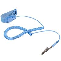 ESD ANTI STATIC WRIST STRAP ESD Anti Static Wrist Strap Band with Grounding Wire, Blue, 180 cm, 15 mm, 125 mm, 225 mm, 18 mm