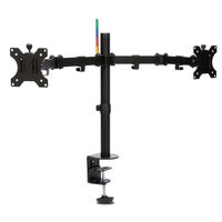 SmartFit Ergo Dual Monitor Arm K55409WW, Flat panel mount arm, Black, Aluminum, Steel, 8 kg, Desk, 75 x 75,100 x 100 mm Monitorhalterungen und Ständer