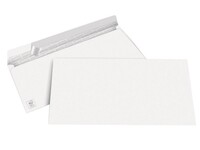 Staples Dienst envelop Peel & Seal klep superwit C6/C5 114 x 229 mm, 80 g/m² (doos 500 stuks)