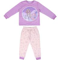 PIJAMA LARGO VELOUR COTTON FROZEN 2 LILAC