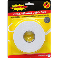 CINTA ADHESIVA DOBLE CARA 18MM X 5M