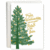 Grußkarte MP-Yay-Weihnachten B6 hoch doppelt Letterpress Klassischer Baum